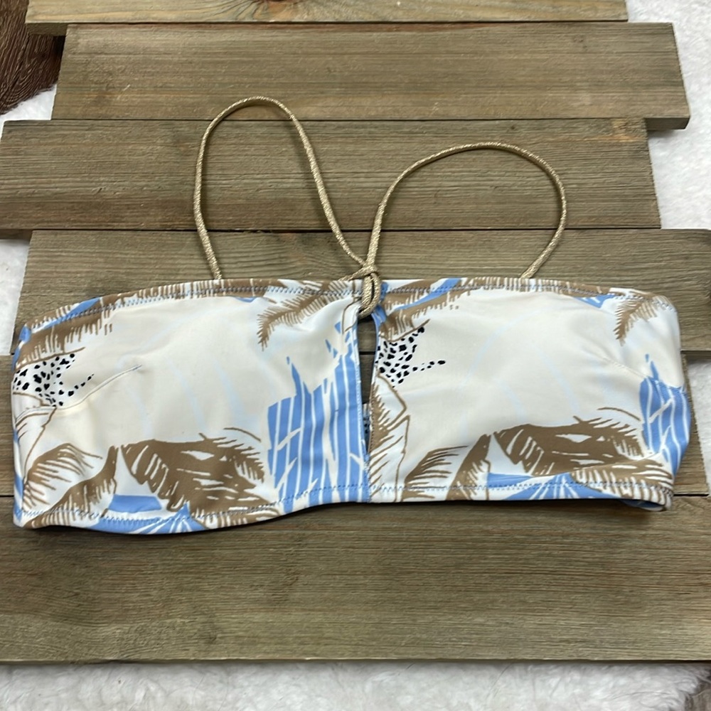 Aerie NWT Tropical Print Bandeau - Picture 3 of 7